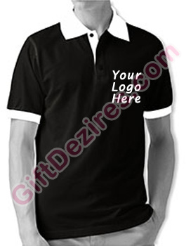 Black Color T Shirts With Logo